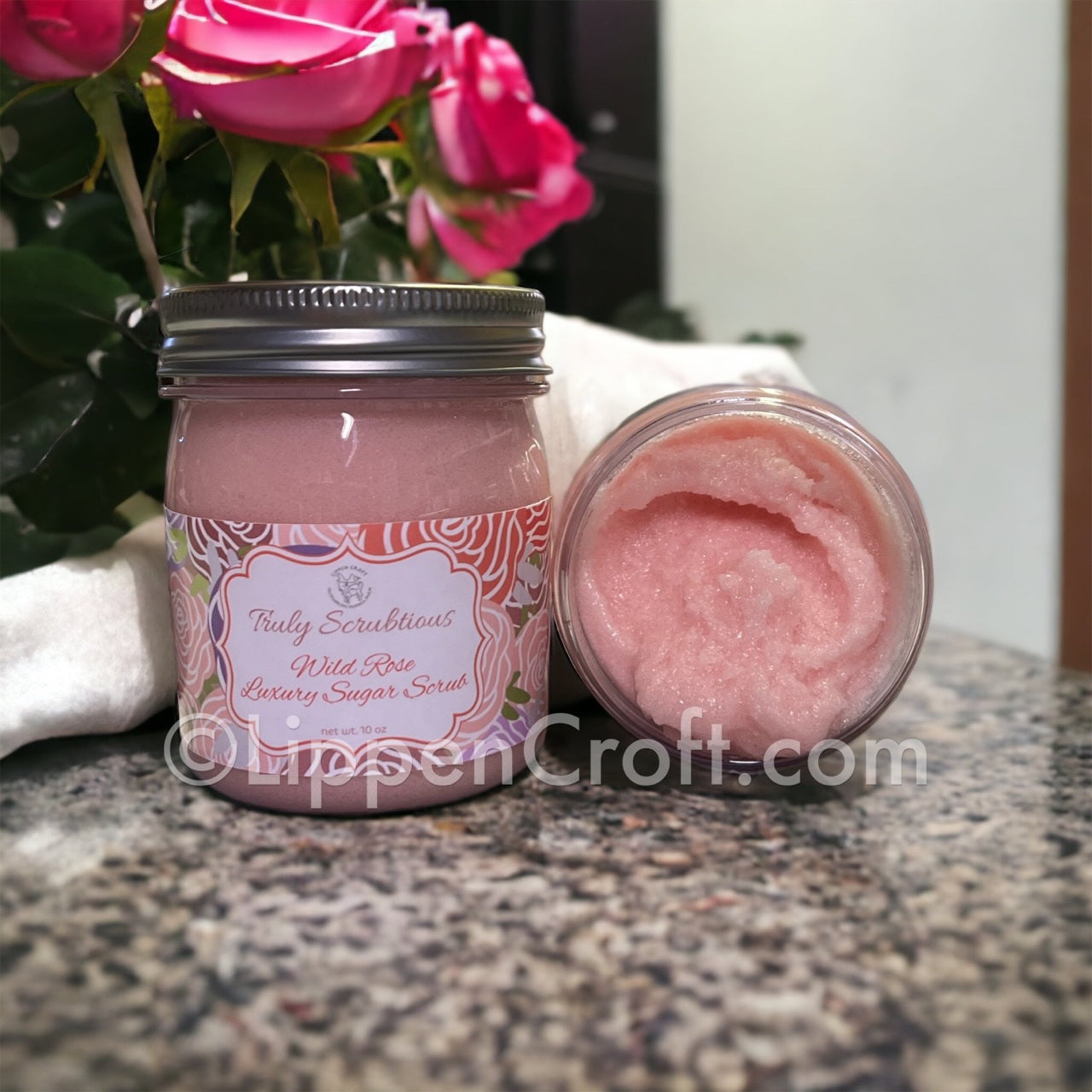 Truly Scrubtious Wild Rose Sugar Scrub