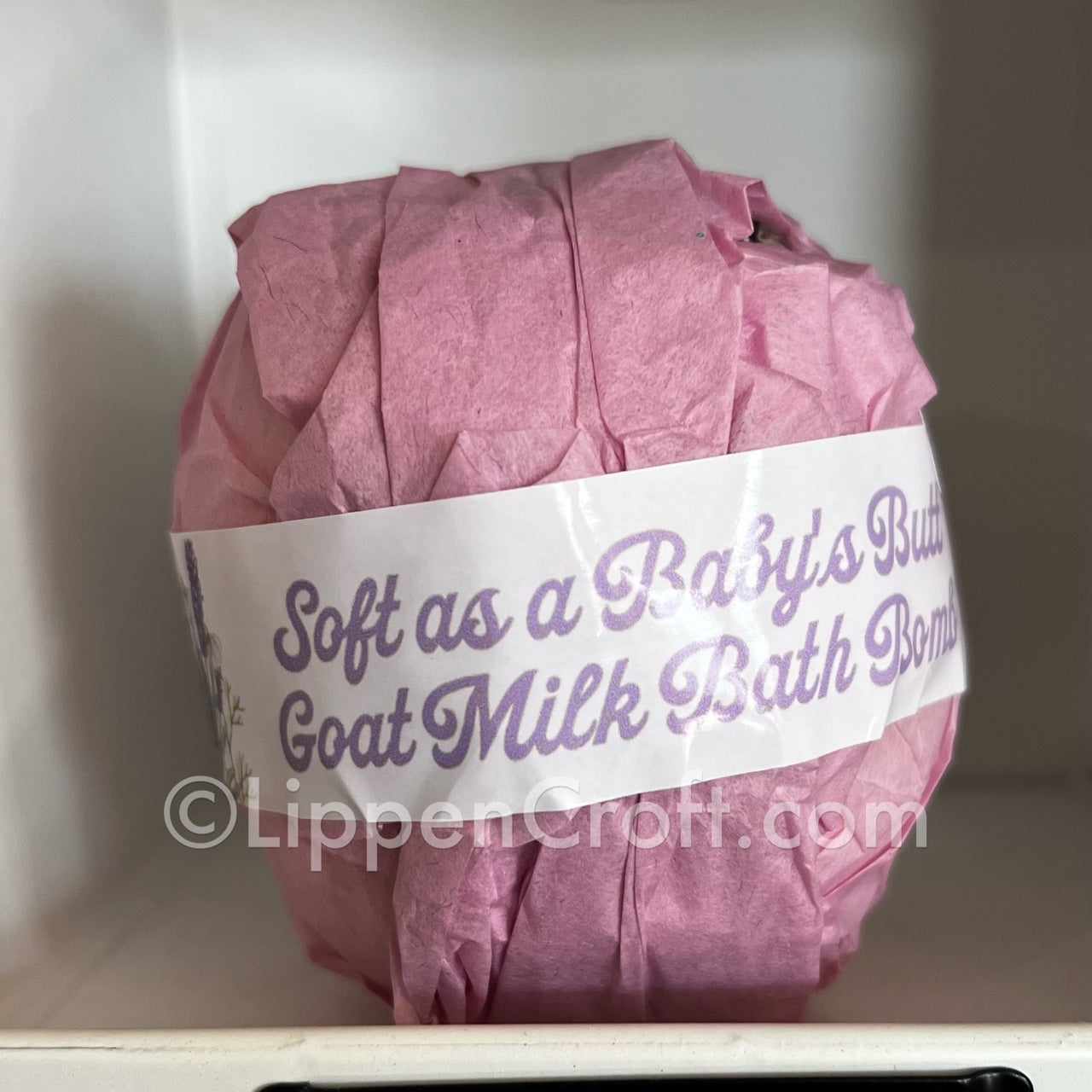Soft as a Baby's Butt Goat Milk Bath Bomb - Large