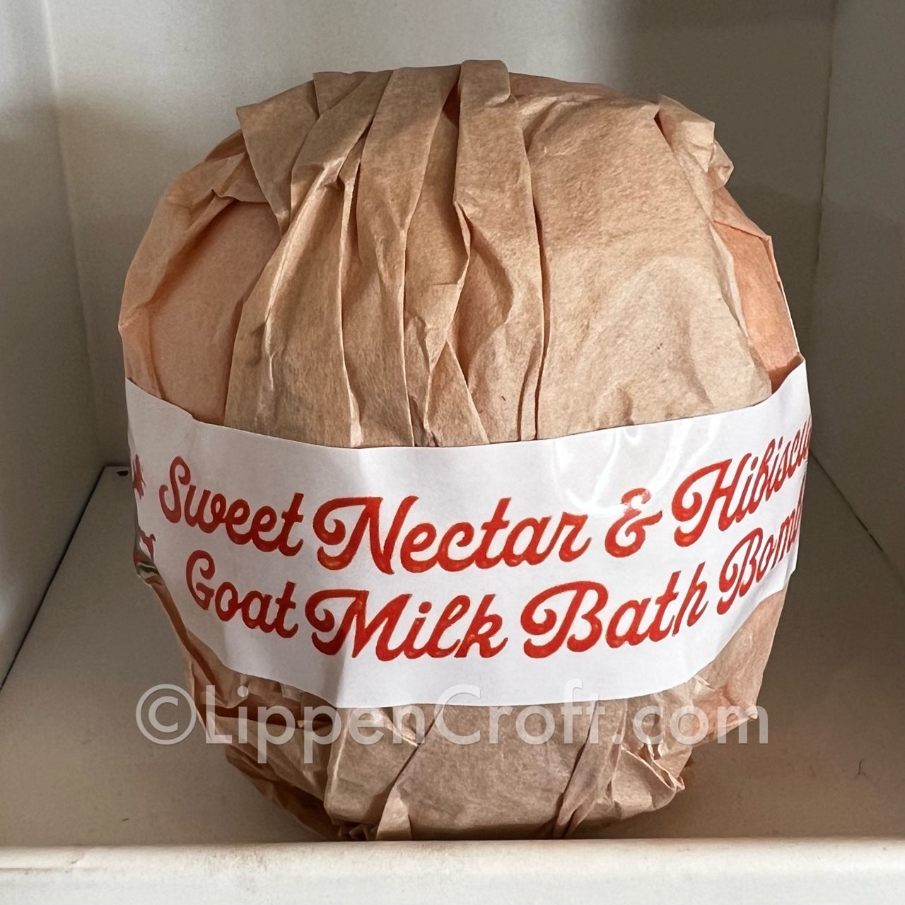 Sweet Nectar & Hibiscus Goat Milk Bath Bomb