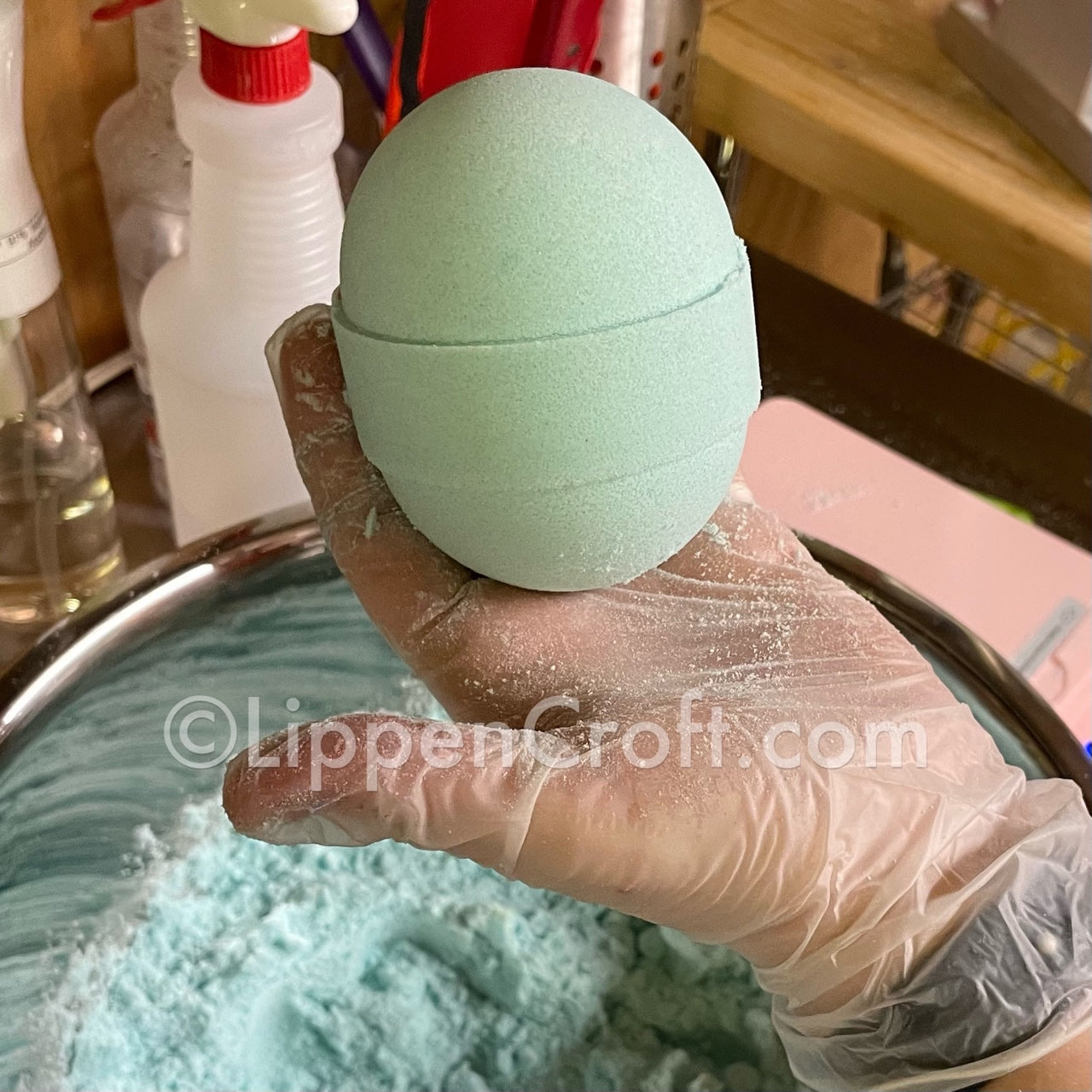 Blueberry Thyme Goat Milk Bath Bomb - Large