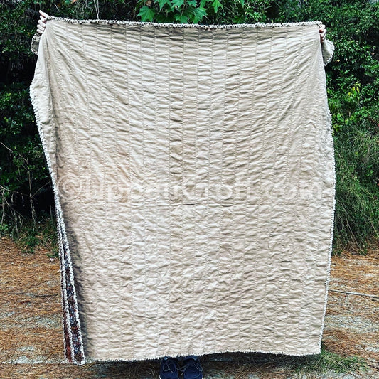 Fall Vibes Striped Rag Quilt