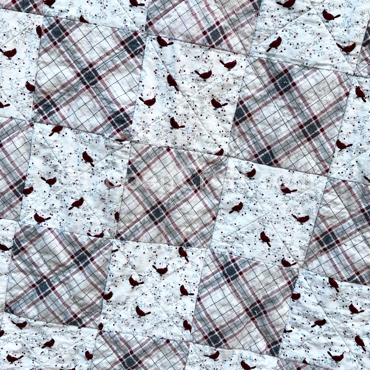 Merry Christmas Rag Quilt