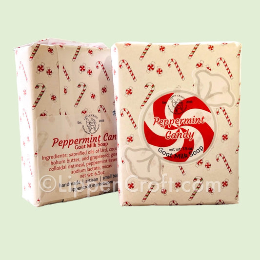Peppermint Candy Goat Milk Soap