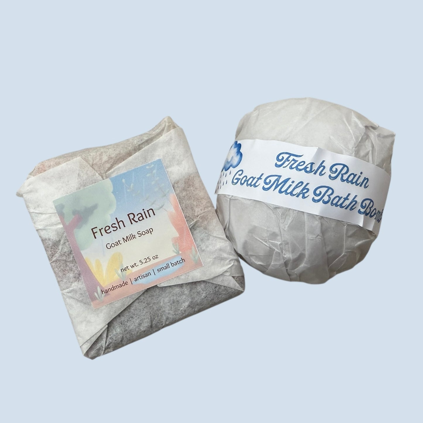 Fresh Rain Goat Milk Bath Bomb