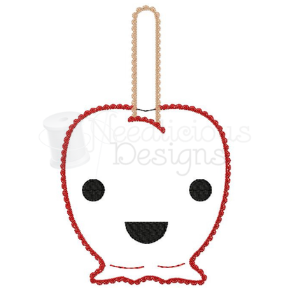 Candied-Caramel Apple Machine Applique Design