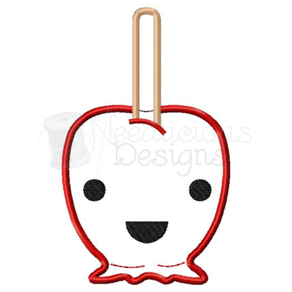 Candied-Caramel Apple Machine Applique Design