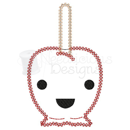 Candied-Caramel Apple Machine Applique Design