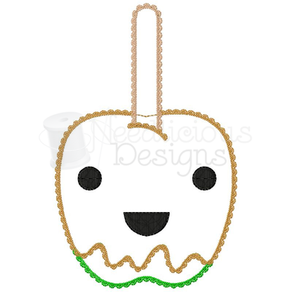 Candied-Caramel Apple Machine Applique Design