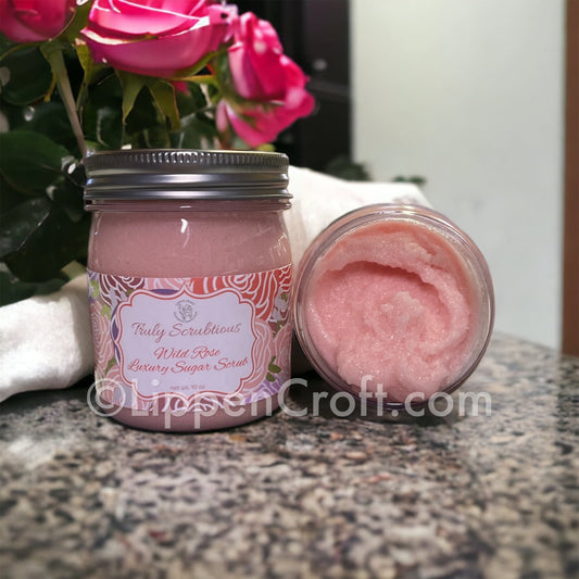 Truly Scrubtious Wild Rose Sugar Scrub