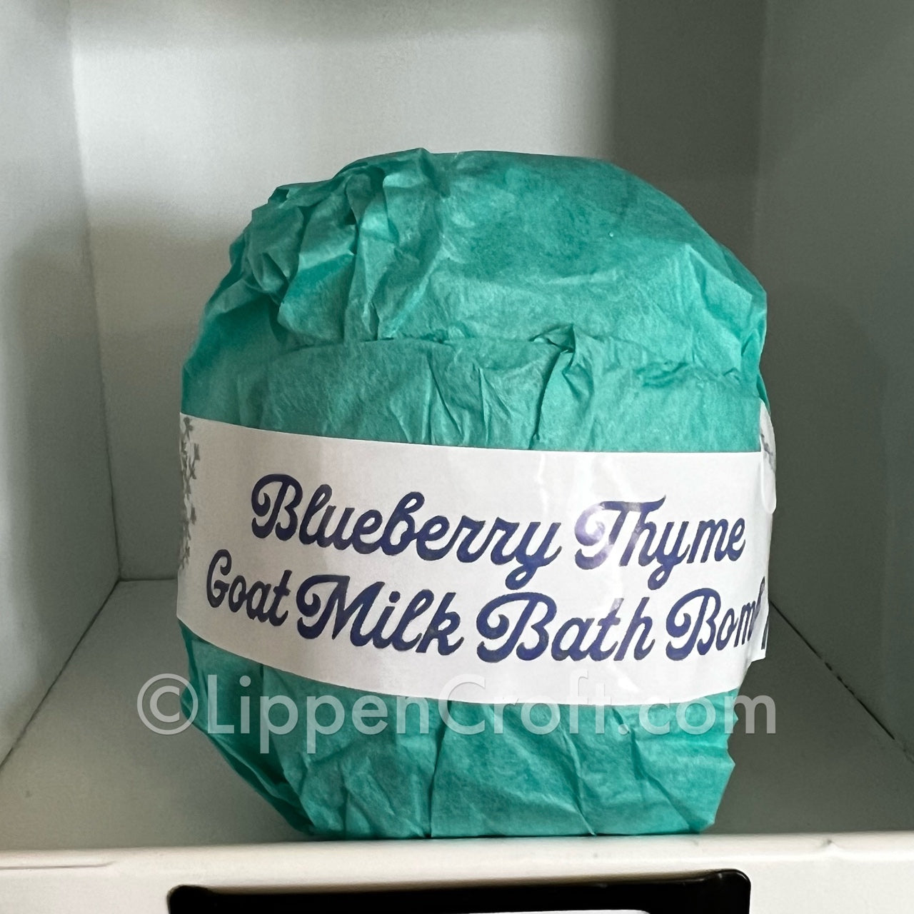 Blueberry Thyme Goat Milk Bath Bomb - Large