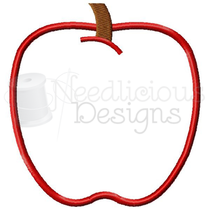 A Little Apple Machine Applique Design