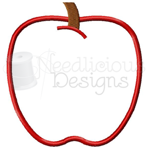 A Little Apple Machine Applique Design