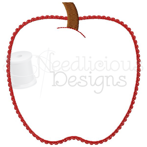 A Little Apple Machine Applique Design