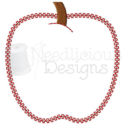 A Little Apple Machine Applique Design