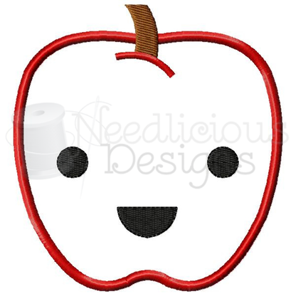 A Little Apple Machine Applique Design