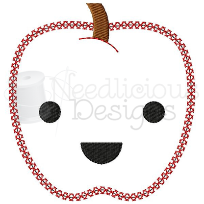 A Little Apple Machine Applique Design