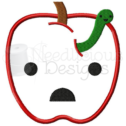A Little Apple Machine Applique Design