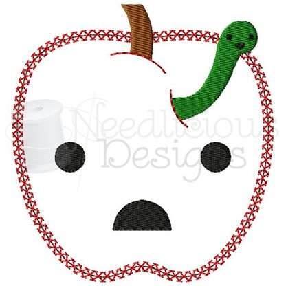 A Little Apple Machine Applique Design