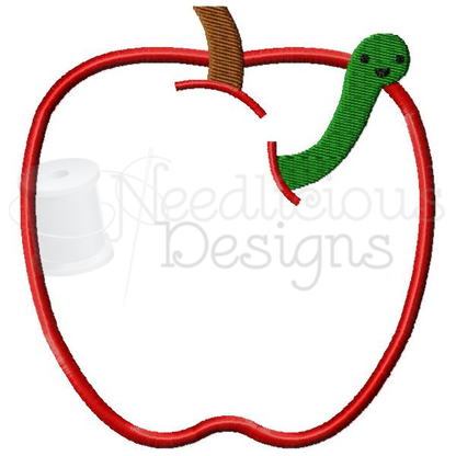 A Little Apple Machine Applique Design