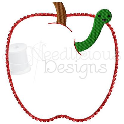 A Little Apple Machine Applique Design