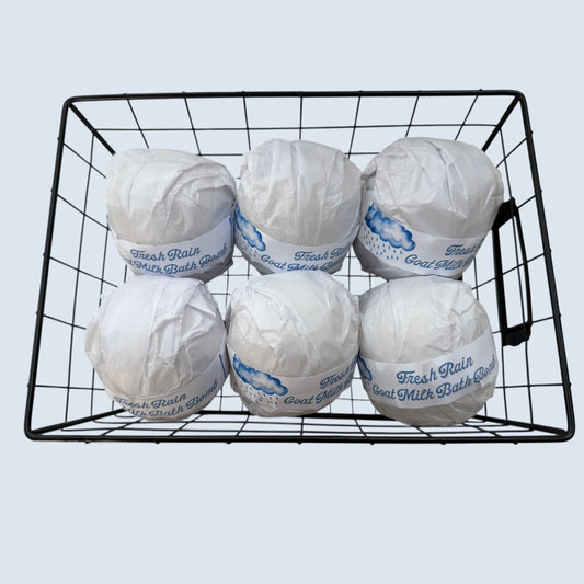 Fresh Rain Goat Milk Bath Bomb