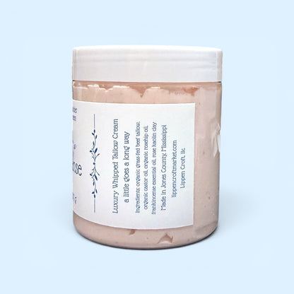Rose Frankincense Whipped Tallow Cream